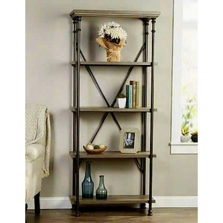 Sauder 419228 : Kệ Sách , Kệ Lưu Trữ + Sơn Tỉnh Điện - Ngang 75cm 